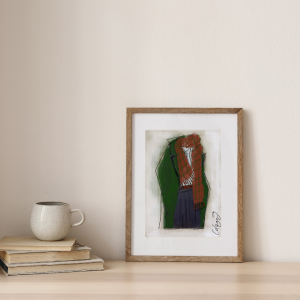 The Green Coat (28 × 35 )